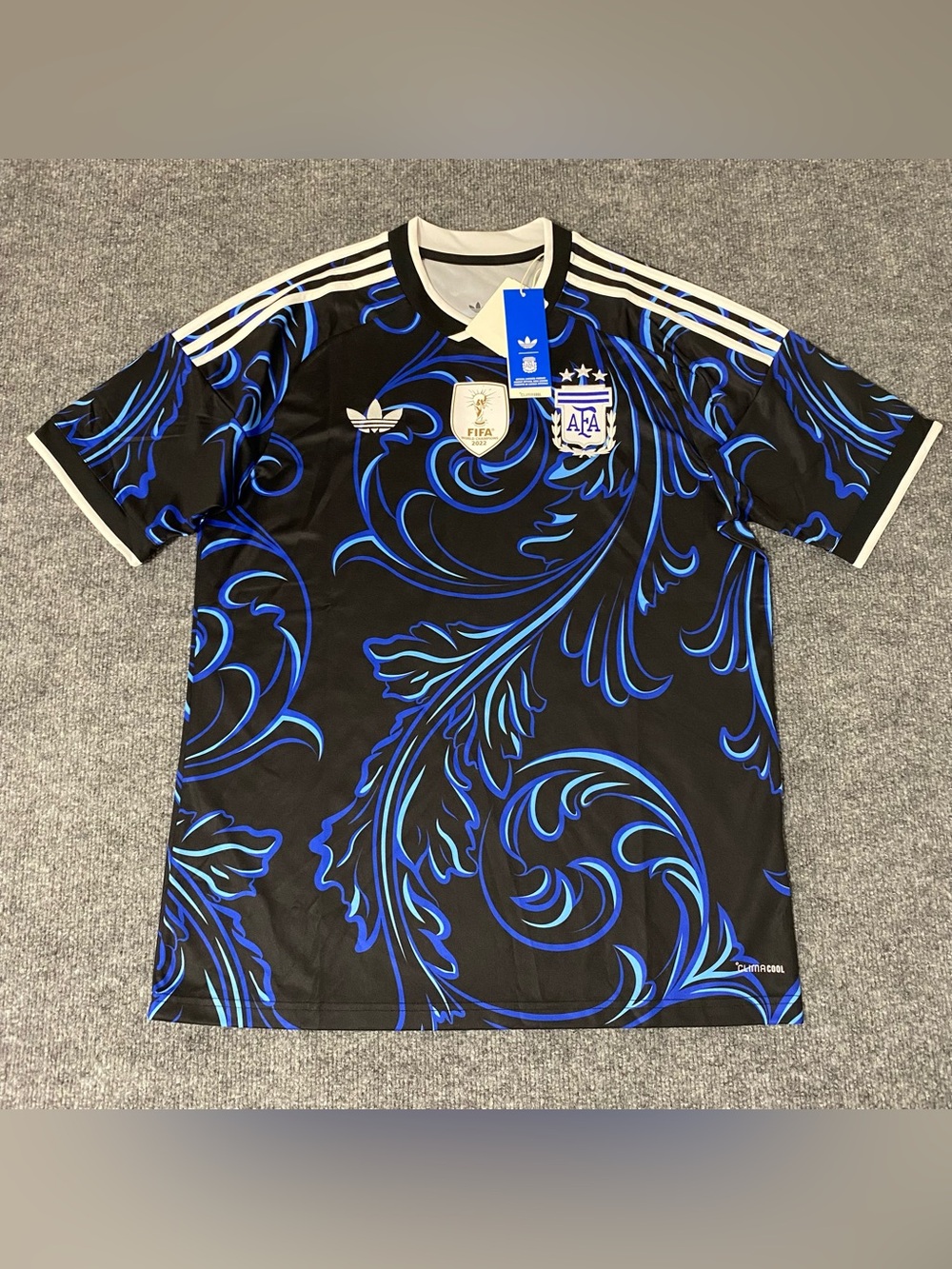 Adidas Argentina World Cup 2026 Away Jersey Blue Climacool Mens Large NWT